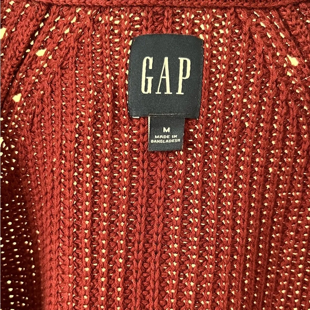 *NWT* GAP Women's Deep Burgundy Cardigan Sweater (Sz M) - Picture 3 of 9